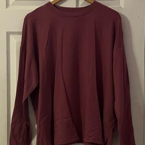 Eileen Fisher Deep Red Top